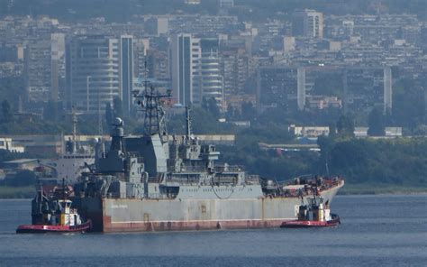 Russian landing ship Caesar Kunikov sunk off Crimea, says。